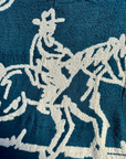Drifter Plush Throw - Malibu Blue
