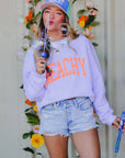 BEACHY Lavender Knit Sweater