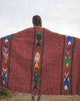 Red Earth Rust Baja Fish Yoga Blanket