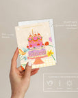 Cherry Cake - Birthday Card