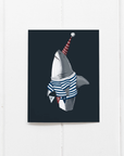 Shark Hbd Greeting Card