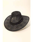 Loose Weave Braid Band Sun Hat