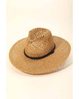 Loose Weave Braid Band Sun Hat