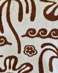 Hanalei Plush Throw - Mocha & Cream