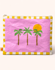 Palm Tree Sand-Proof Beach Pouch