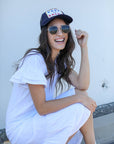 Keep It Salty Trucker Hat: Navy