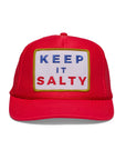 Keep It Salty Trucker Hat: Red