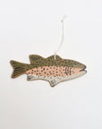 Fish Ornament : Green and yellow