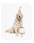 Golden Party Greeting Card