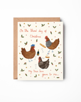 French Hens Holiday Card