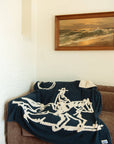 Drifter Plush Throw - Malibu Blue