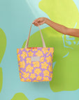 Puakenikeni Buds RVS Tote in Ube