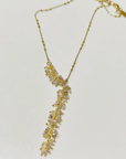 Wisteria Y Necklace : Labradorite