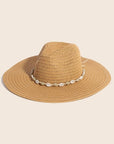 Sea Shell Floppy Straw Hat