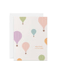 New Baby Card | Welcome, Little One Hot Air Balloon