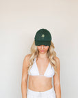 Palm Tree Green Dad Hat