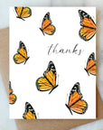 Butterfly Thanks Greeting Card
