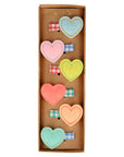 Felt Heart Hair Clips