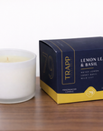 Lemon Leaf and Basil Trapp Candle