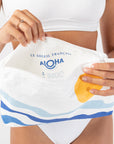 Mid Soleil Pouch in White