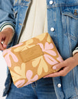 Swoosh Small Pouch in Hey Girl/ Tan