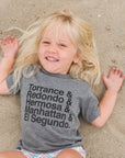 Beach Cities Lineup Toddler Tee