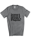 Beach Cities Lineup Tee