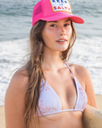 Keep It Salty Trucker Hat: Pink