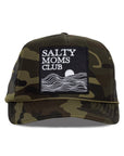 Salty Moms Trucker Hat: Camo