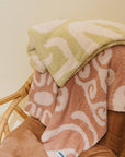 Hanalei Plush Throw - Island Blush