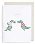Alligator Thank You Greeting Card