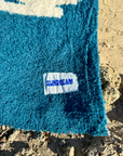 Drifter Plush Throw - Malibu Blue