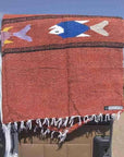 Red Earth Rust Baja Fish Yoga Blanket