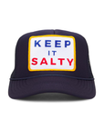 Keep It Salty Trucker Hat: Navy