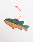Fish Ornament  : Green and yellow