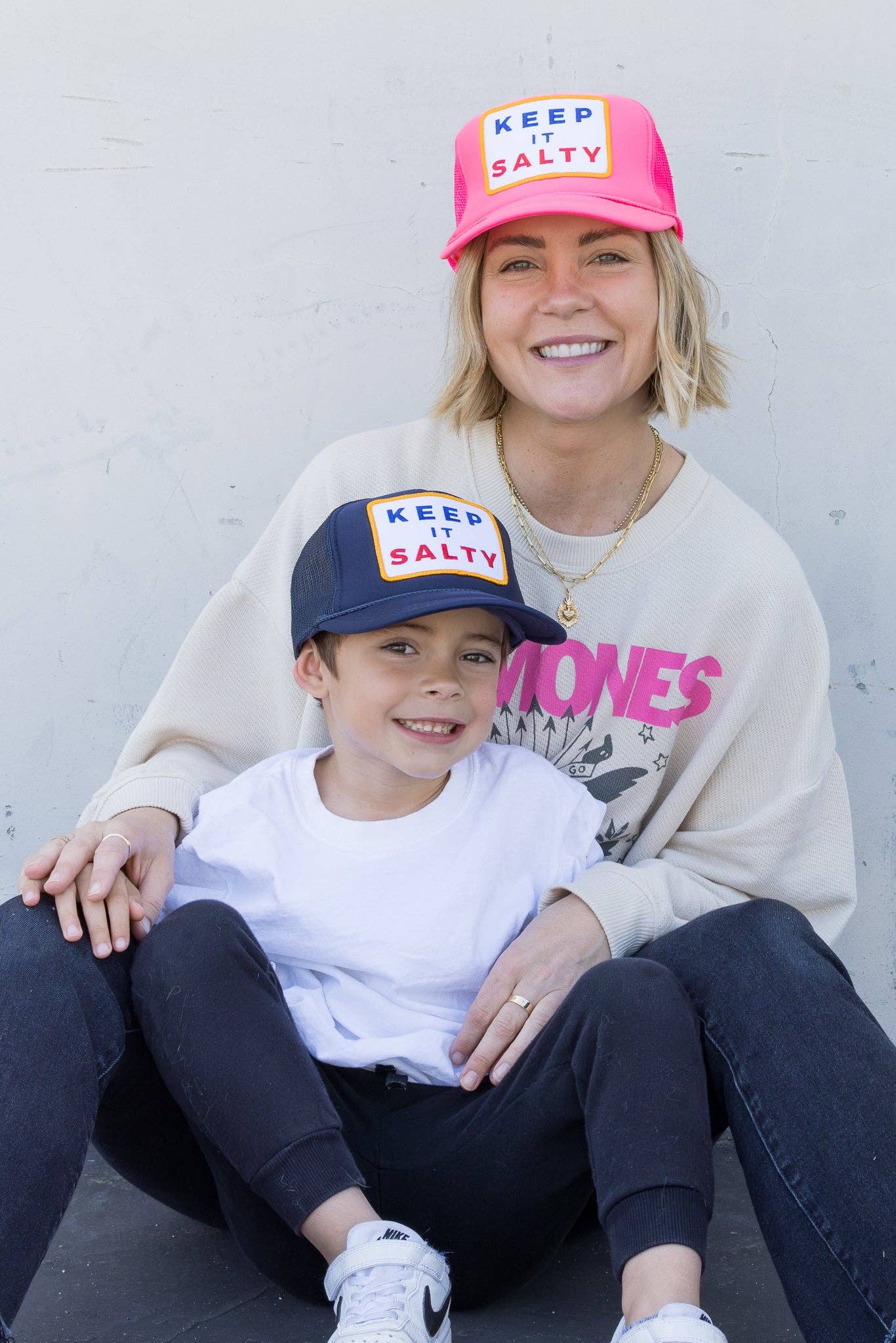 Keep It Salty Trucker Hat: Pink