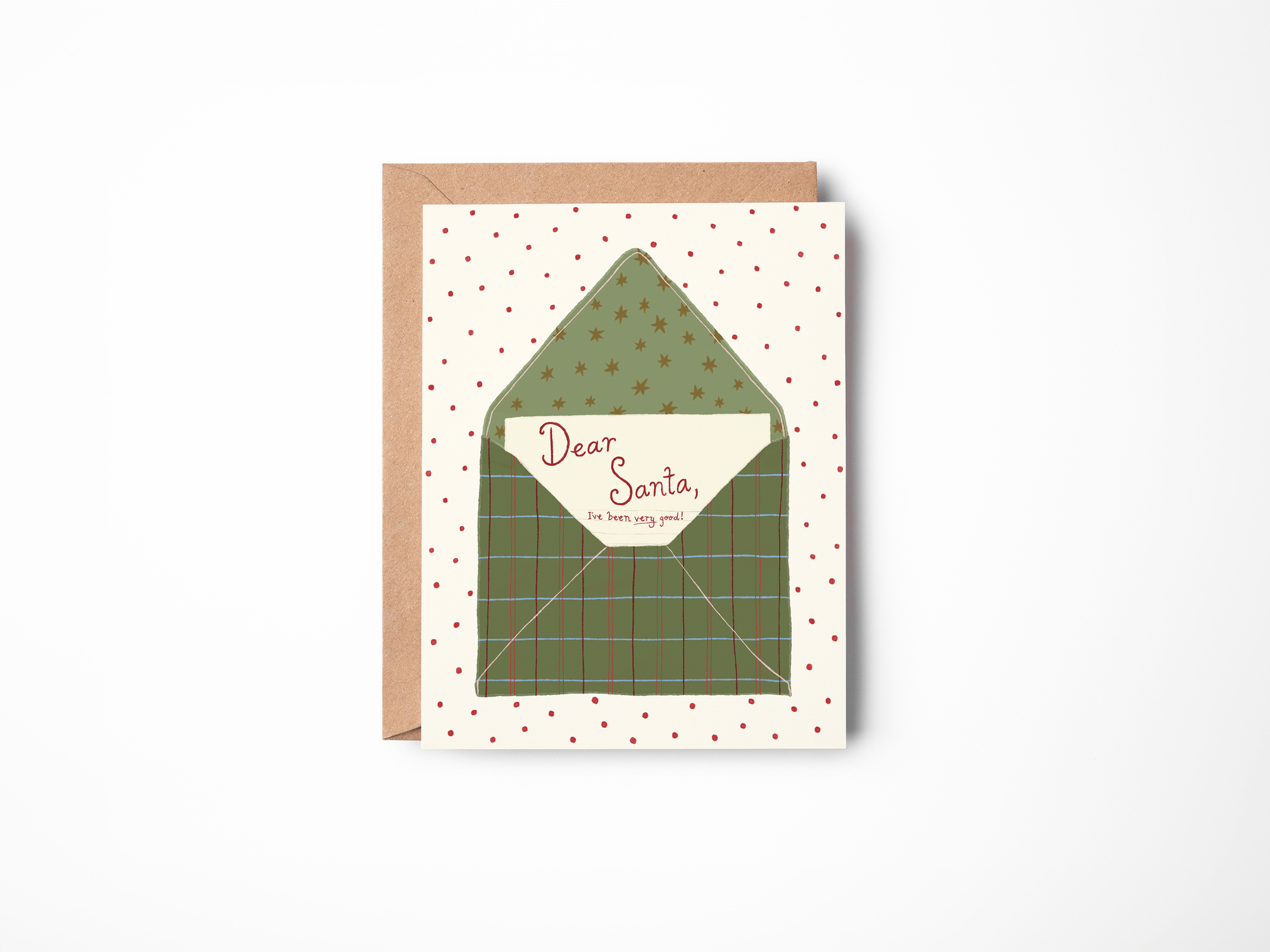 Dear Santa Envelope Card