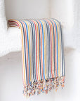 Bold Striped Turkish Beach Towel