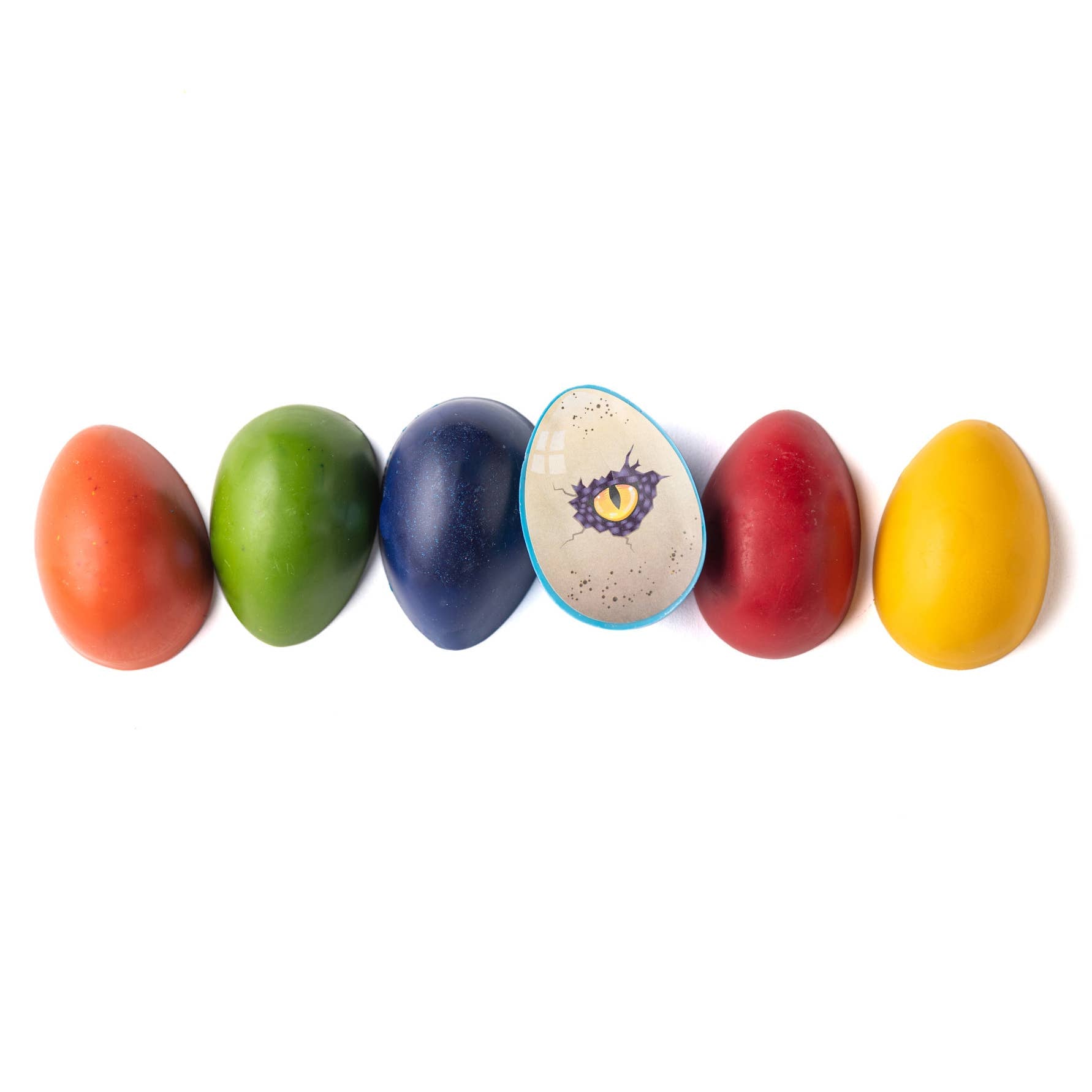 Beeswax Crayons - Dinosaur Eggs - 6 Colors