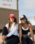 Keep It Salty Trucker Hat: Navy