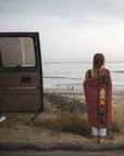 Red Earth Rust Baja Fish Yoga Blanket