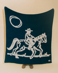 Drifter Plush Throw - Malibu Blue