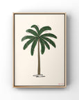 Palm Tree Decorated With Flowers Art Print