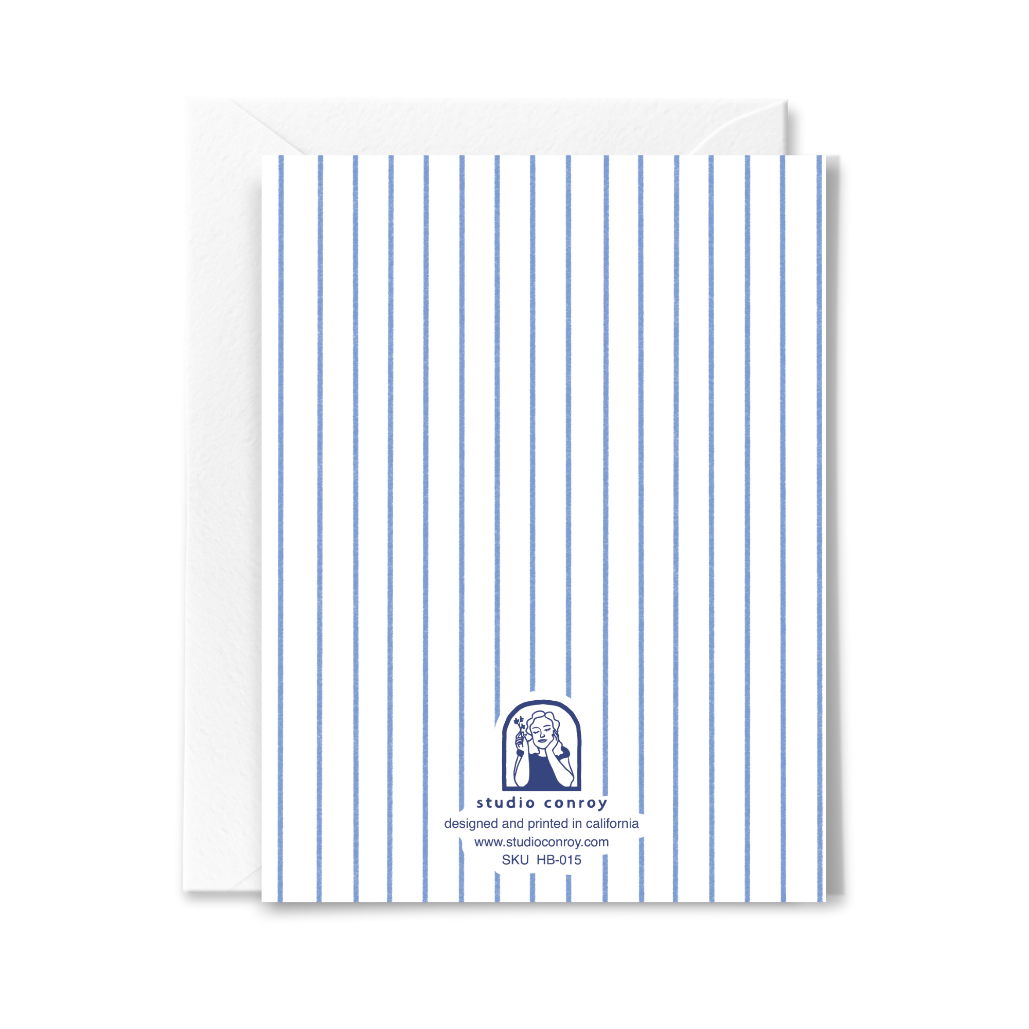 Bow and Tulip Birthday Card