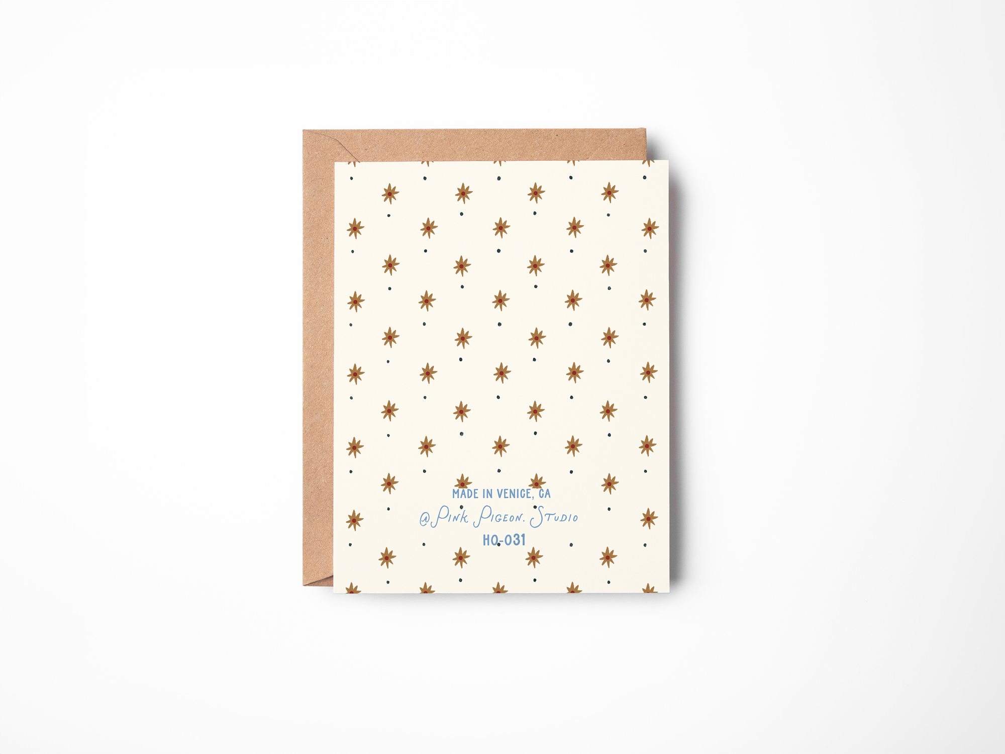 Holiday Bow Pattern Card