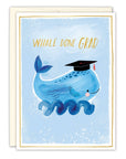 Whale Done Graduation Card