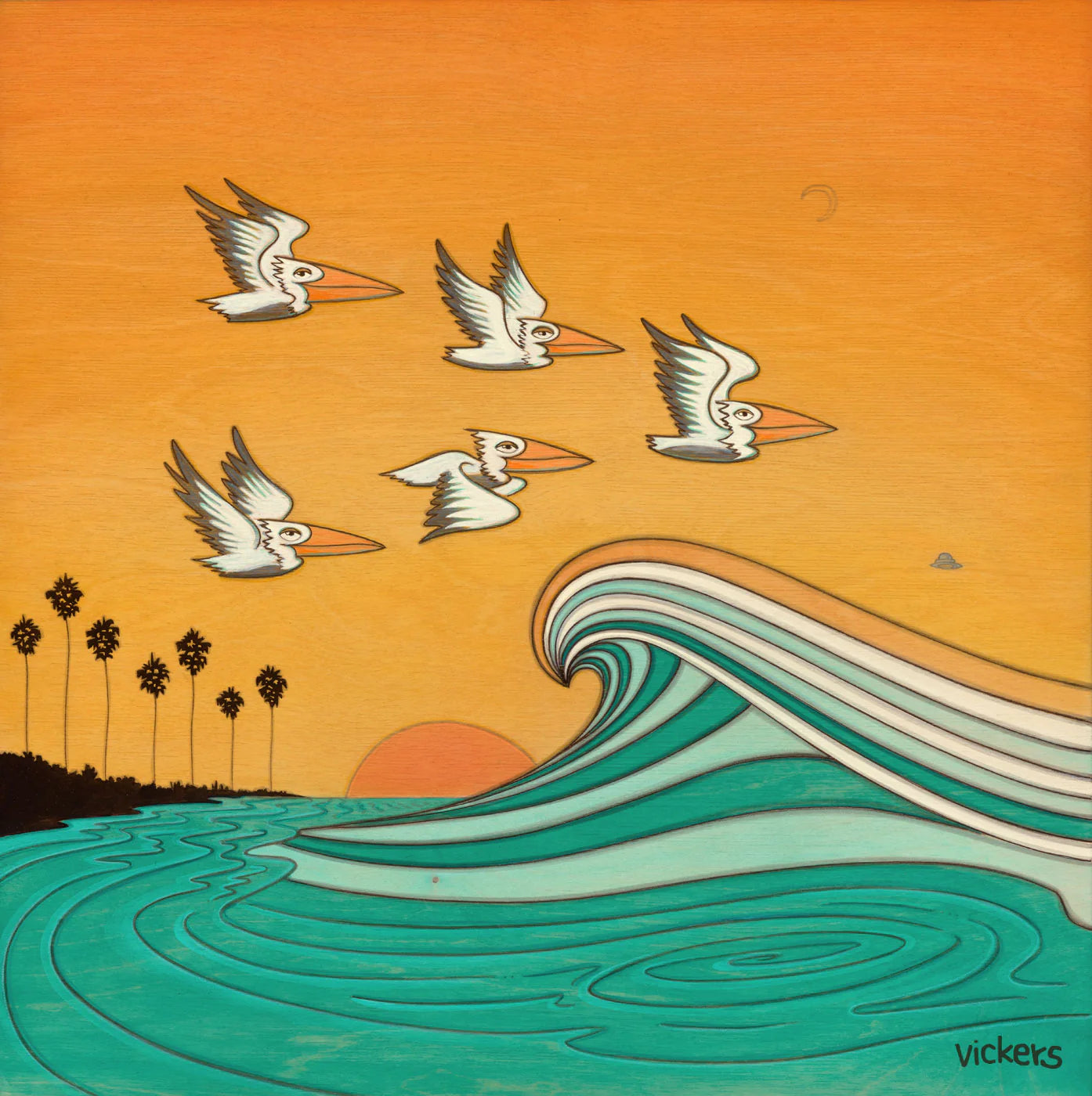 Flying V Print