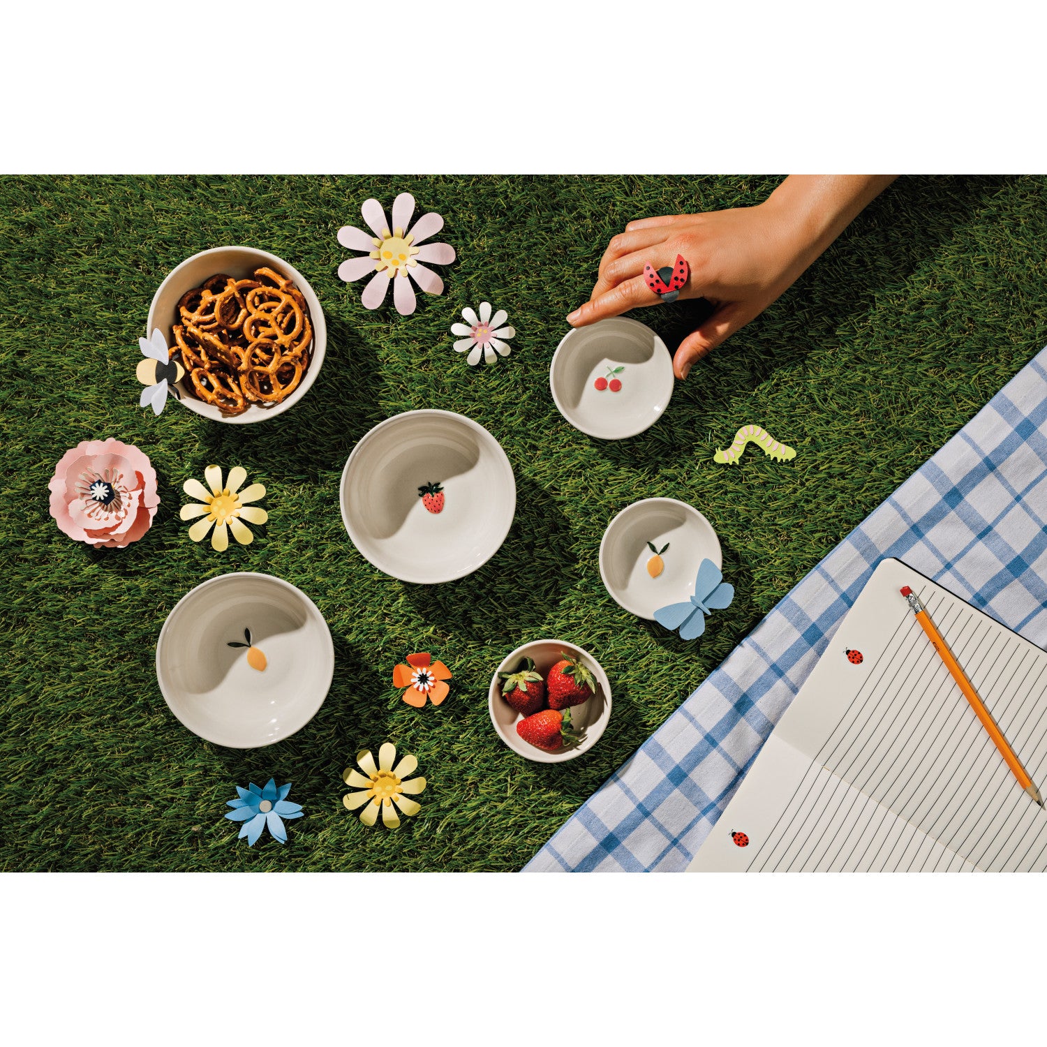Strawberry Embossed Bowl
