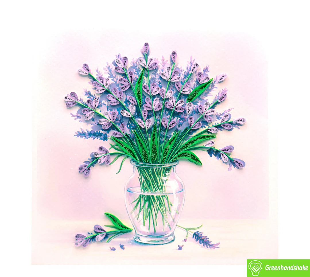 Lavender Dreams Quilling Card