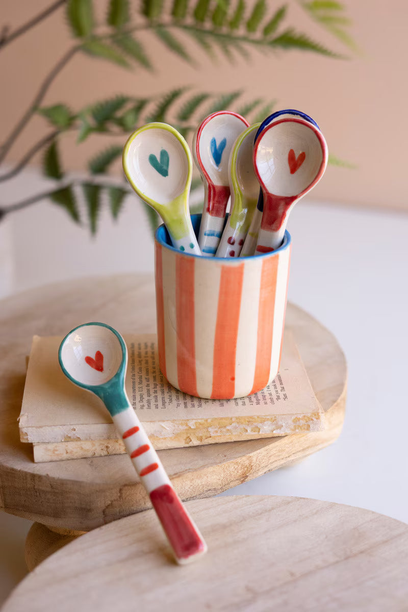 Decorative Ceramic Spoon